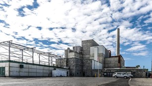 tall structure of a reactor