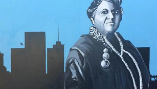 Mural of Maggie Walker
