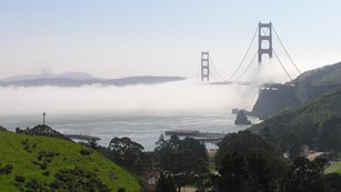 Clouds over the Golden Gate Bridge