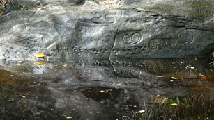 images carved into stone