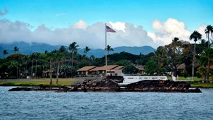 Wreckage of the USS Utah