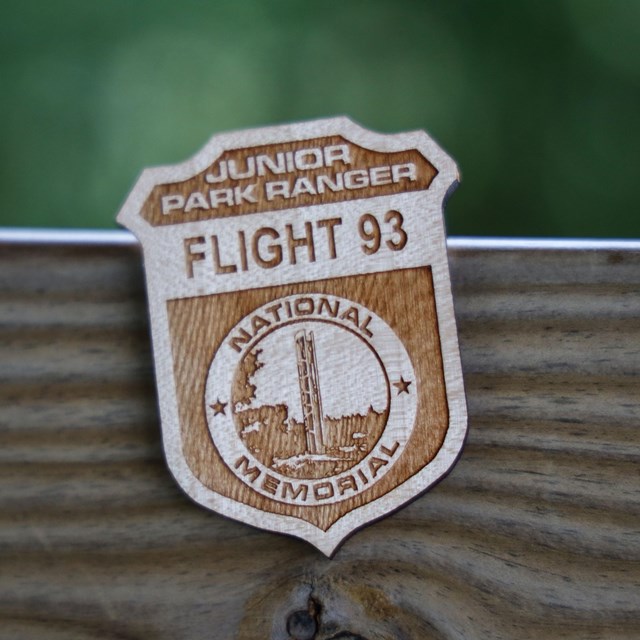 A junior ranger badge.