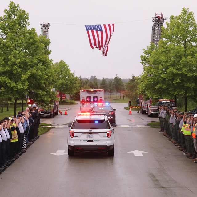 Wreckage Burial at Flight 93 National Memorial Event