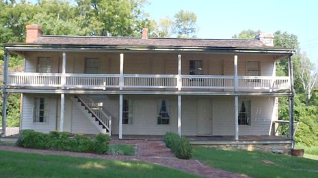 On the banks of the historic Cumberland River in Dover, Tennessee, is the Dover Hotel.