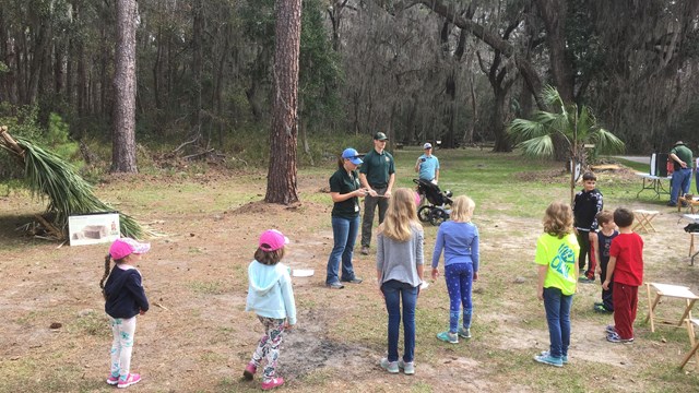 Image of kids on a ranger program