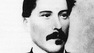 Historic black & white image of Nicholas Nolan.