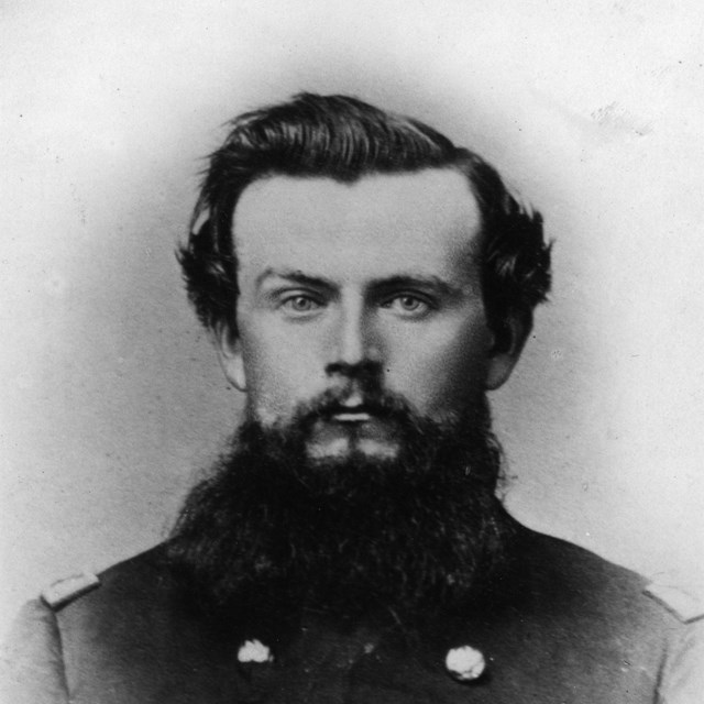 Black & white photograph of Scott Anthony