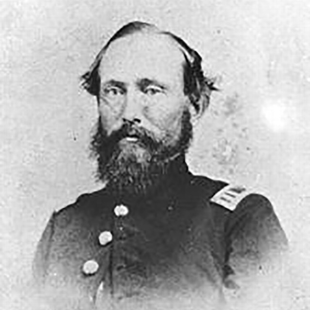 Black & white photograph of Hiram Dryer.