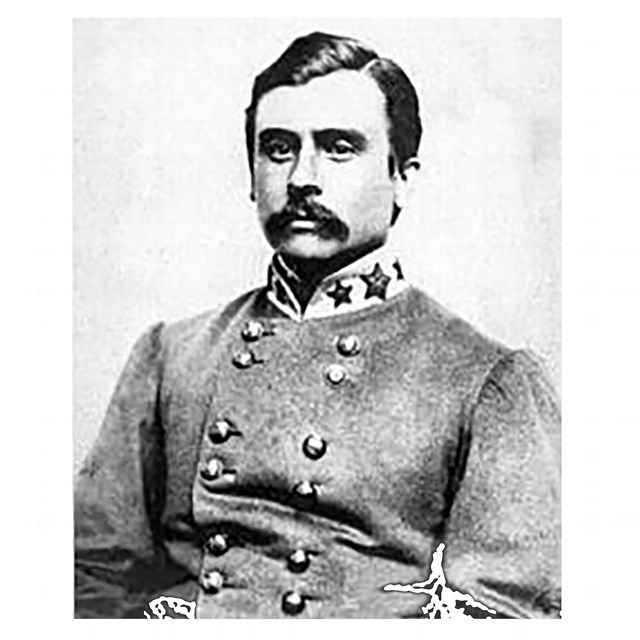 Black and white photo of Capt. Steuart.