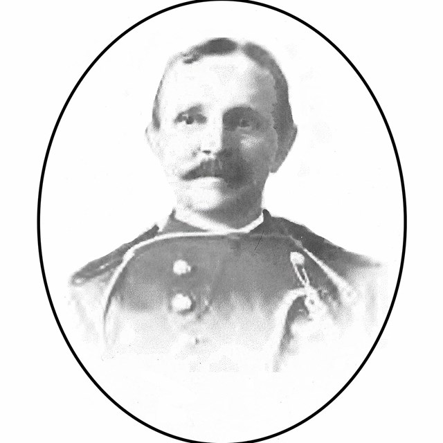 Black and white photo of Capt. Parker