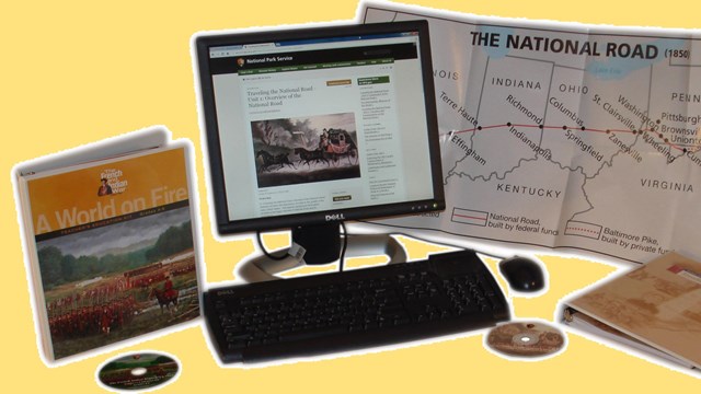 Curriculum in a binder and on the computer screen