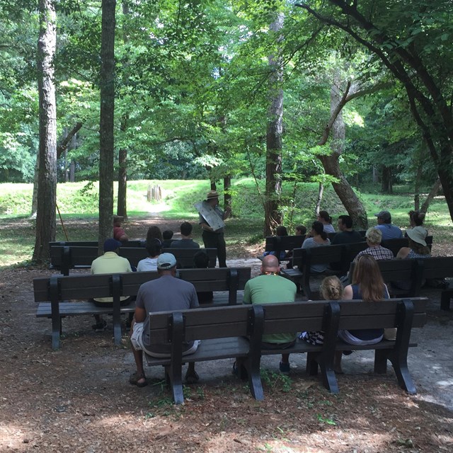 Ranger program at the earthen fort