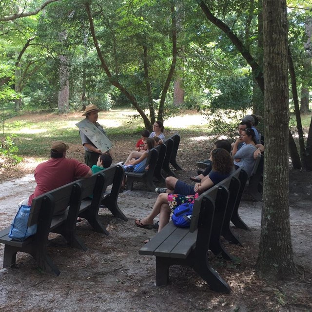 Ranger program at amphitheater