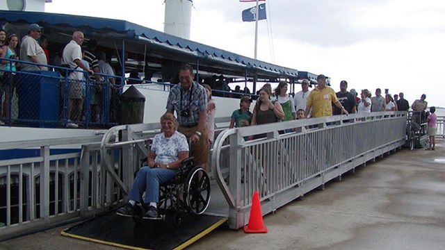 wheelchair access at fort sumter