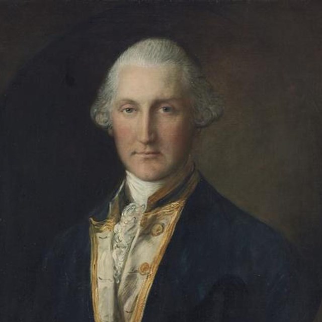 Portrait of William Campbell, head and shoulders