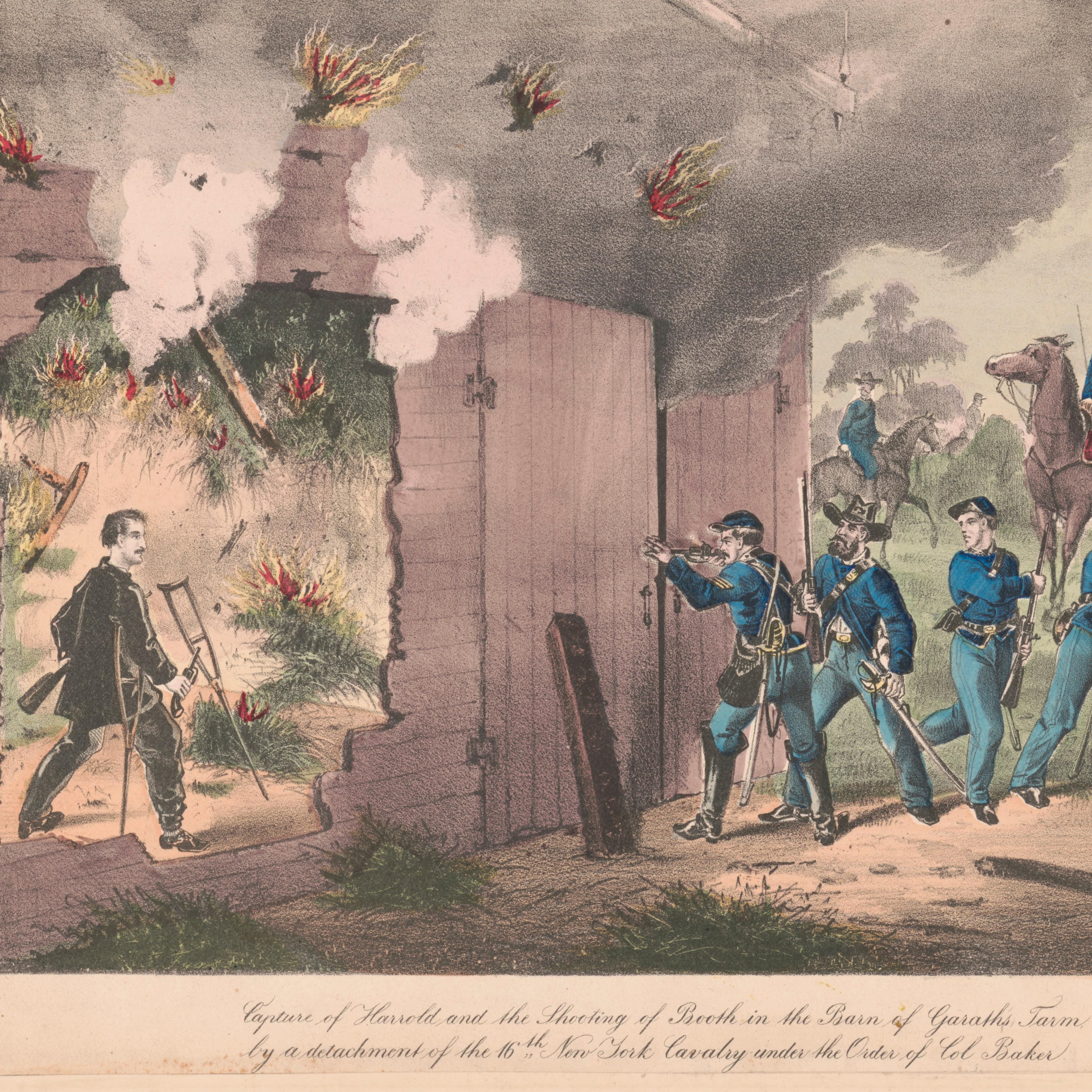 John Wilkes Booth's death at the Garrett Farm
