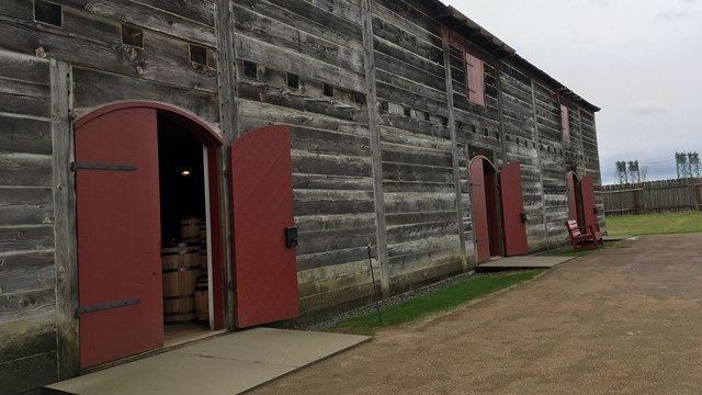 The Fur Store at Fort Vancouver.