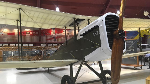 Early Army Air Corps aviation hangar at Person Field is now Pearson Air Museum