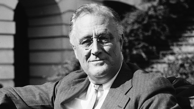 Portrait of Franklin Delano Roosevelt