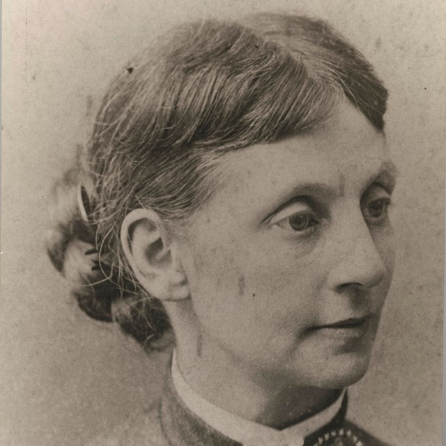 A photograph of Helen Douglass