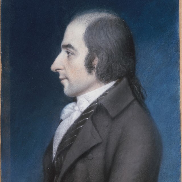 A portrait of Albert Gallatin as a young man