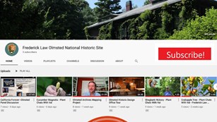 Advertisement for Olmsted YouTube Channel