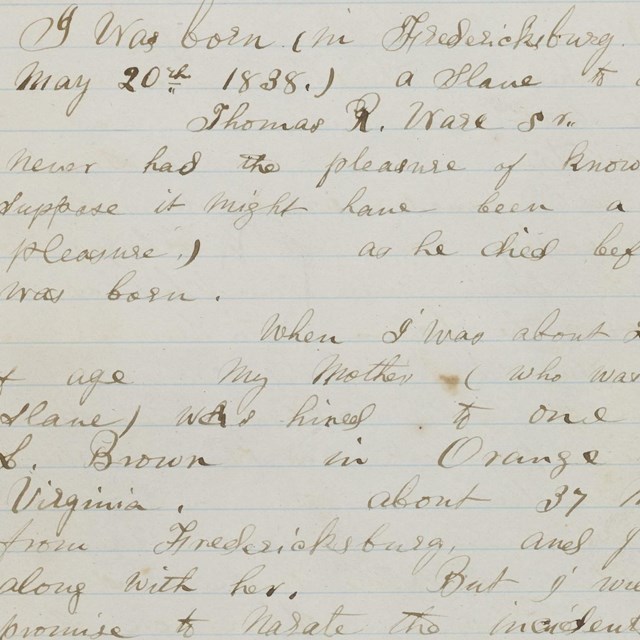 A handwritten diary pages, cursive script