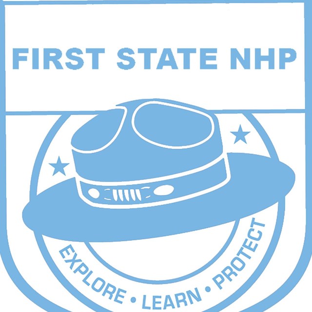 Blue First State NHP Junior Ranger Badge