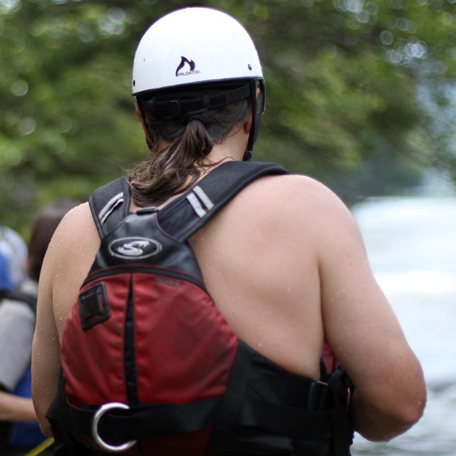 Safety is important on swift running rivers. Please wear a life jacket.