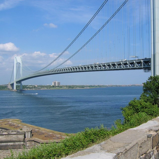 Verrazzano Bridge from Fort Wadworth overlook