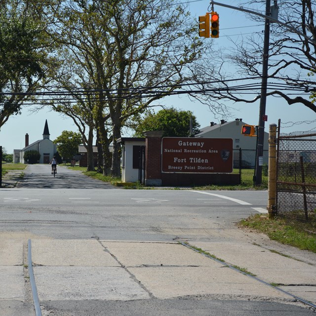 Entrance to Jamaica Bay's Fort Tilden