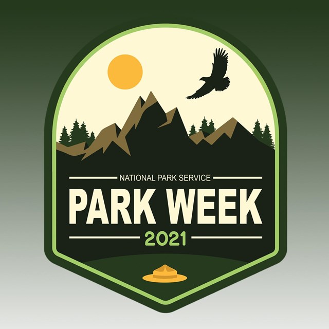 Logo for National Park Week 2021 