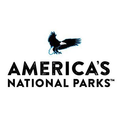 Logo for America's National Parks with bald eagle