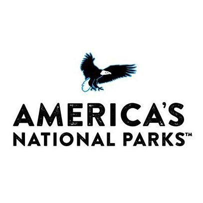 Logo for America's National Parks with bald eagle