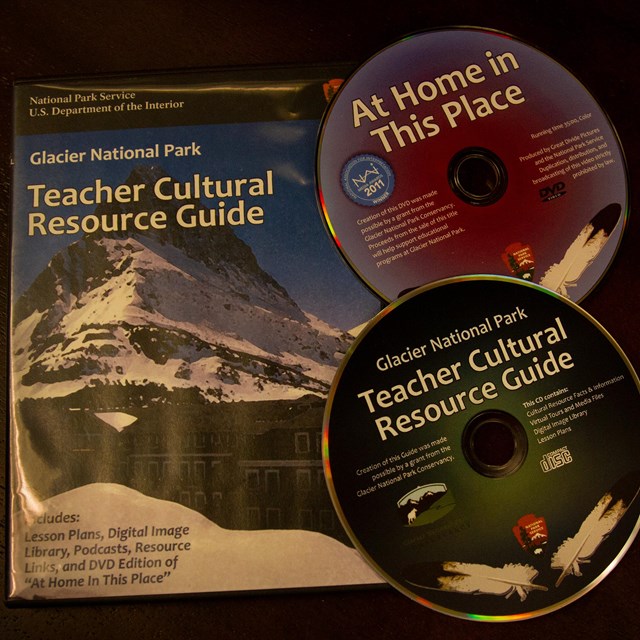 Two CDs and their case with the title, Teacher Cultural Resource Guide