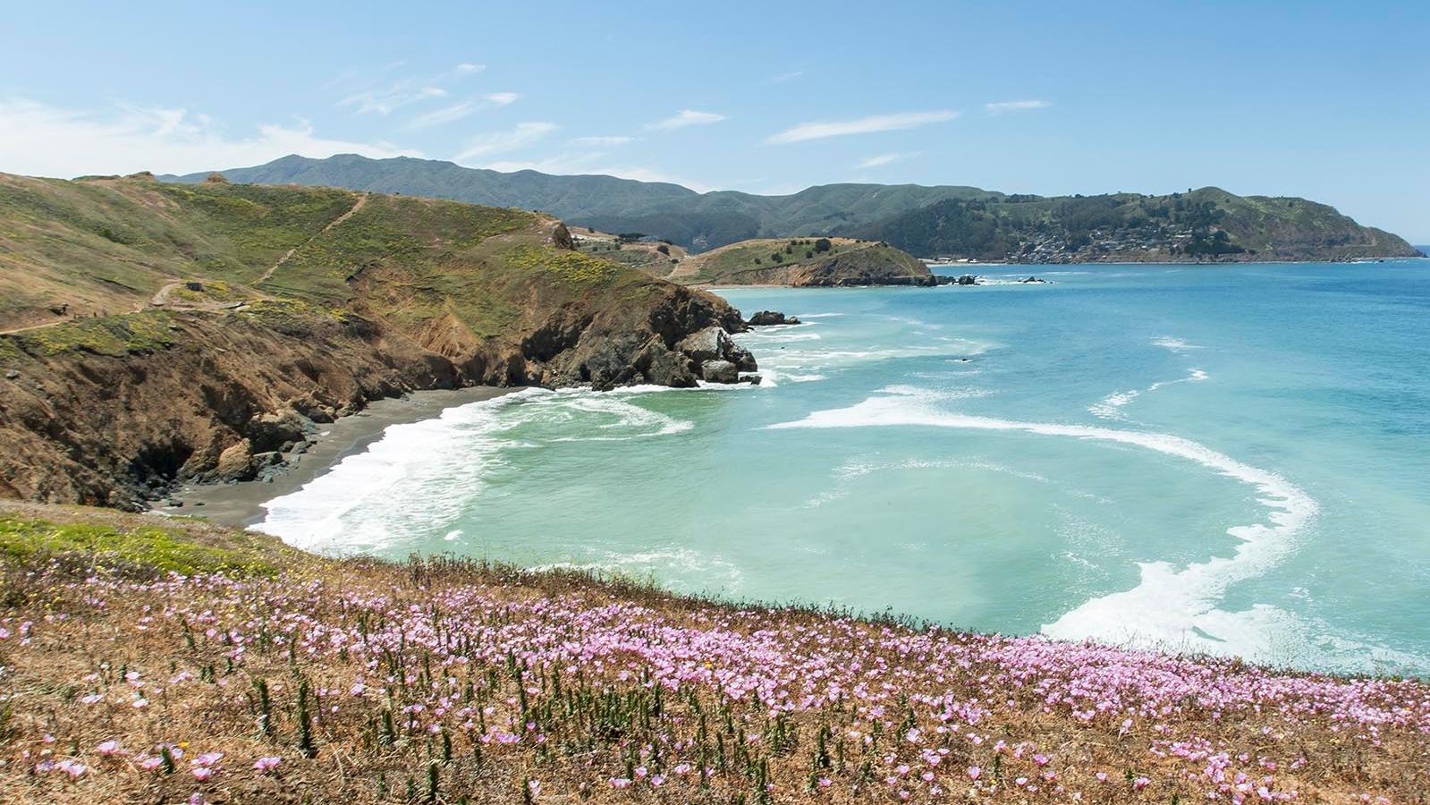 Landscape shot of Mori Point.