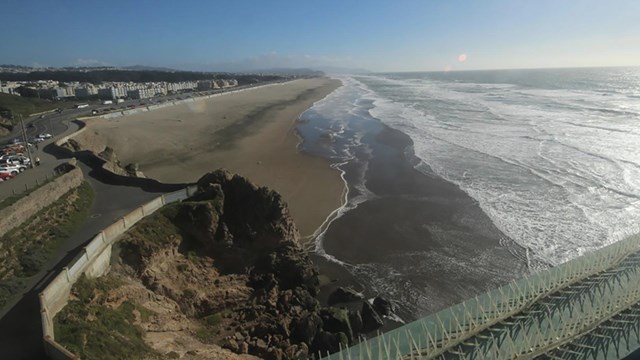 View of Ocean Beach from our web cam.