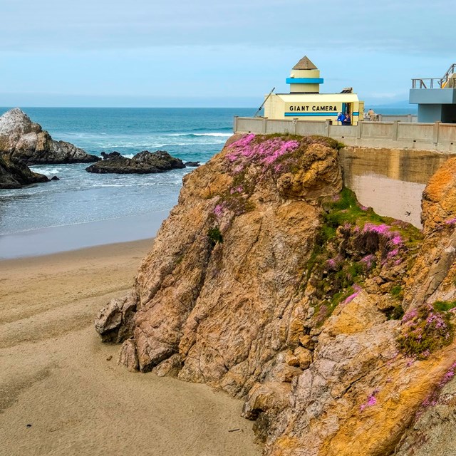 Image of Camera Obscura building at the North End of Ocean Beach