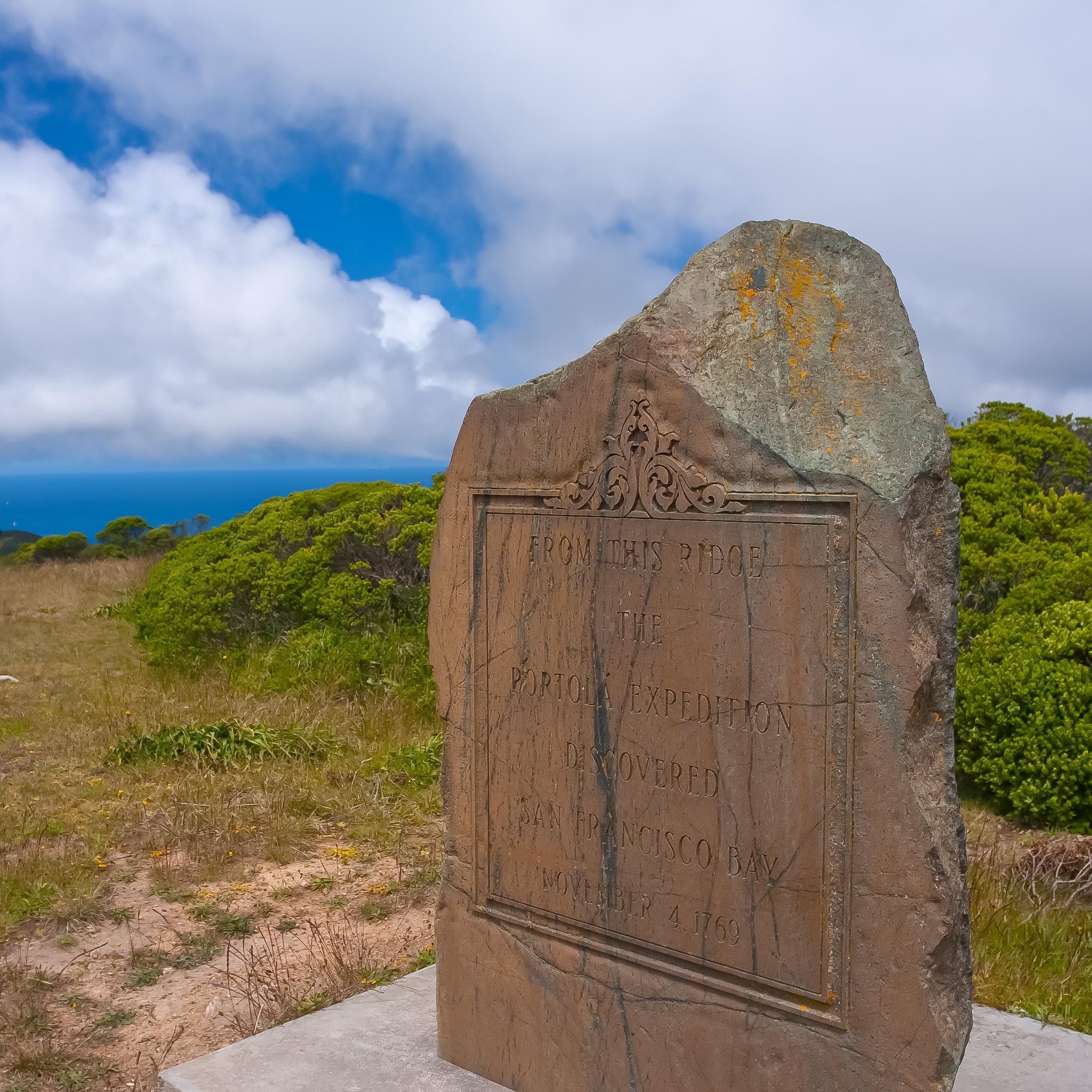 This Serpentine rock monument was erected in 1968 when the site received its NHL