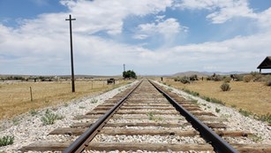 Tracks at the Visitor Center