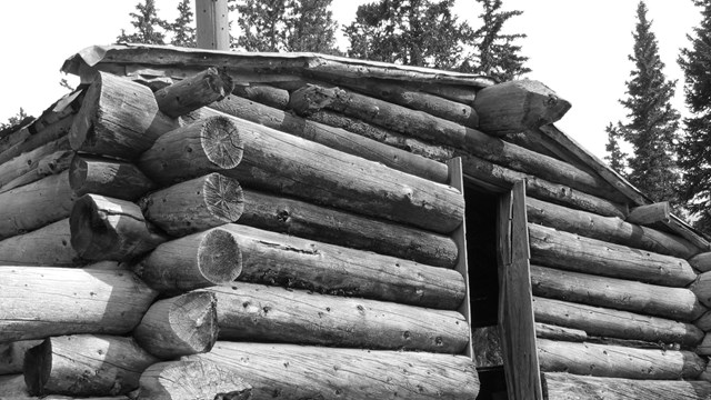 Cabin at Johnson Lake mine