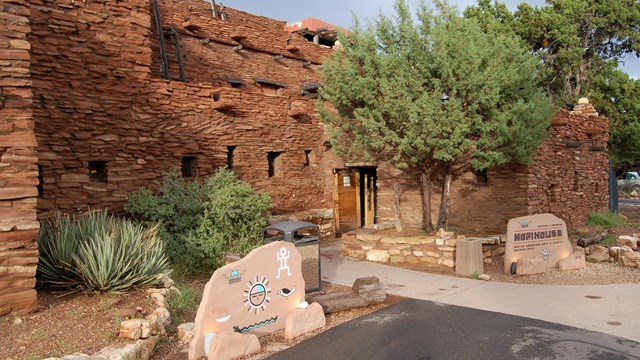 The outside of the Hopi House