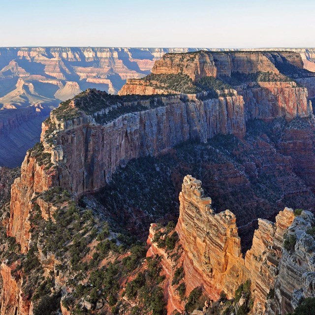 Cape Royal on the North Rim provides a panorama up, down, and across the canyon.