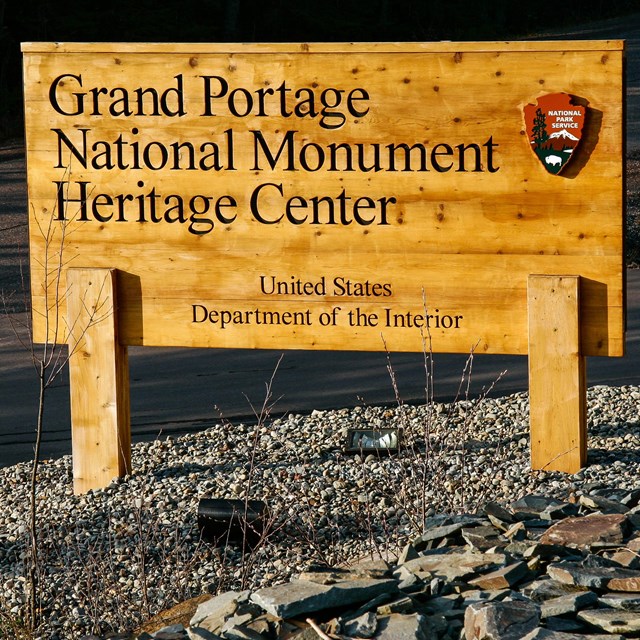 The National Park Service Monument sign.