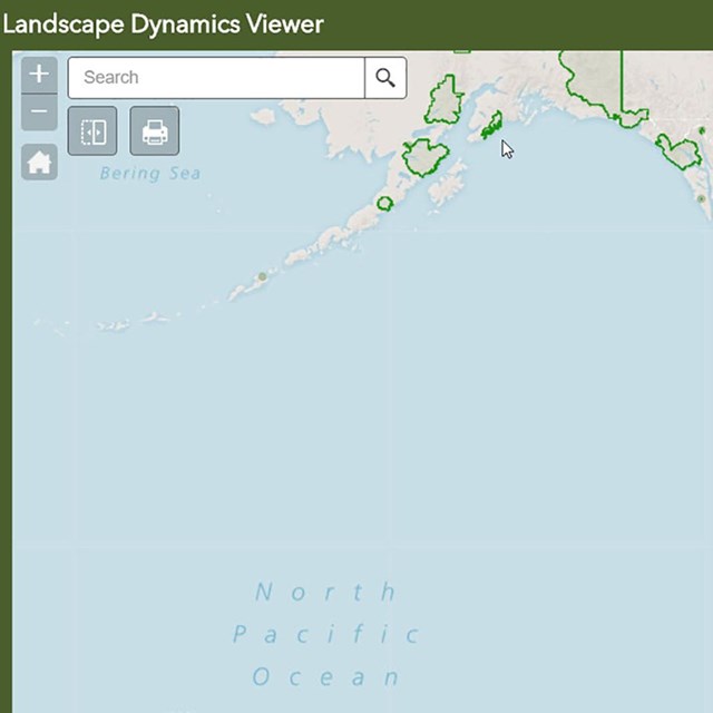 Interactive online information about landscape characteristics
