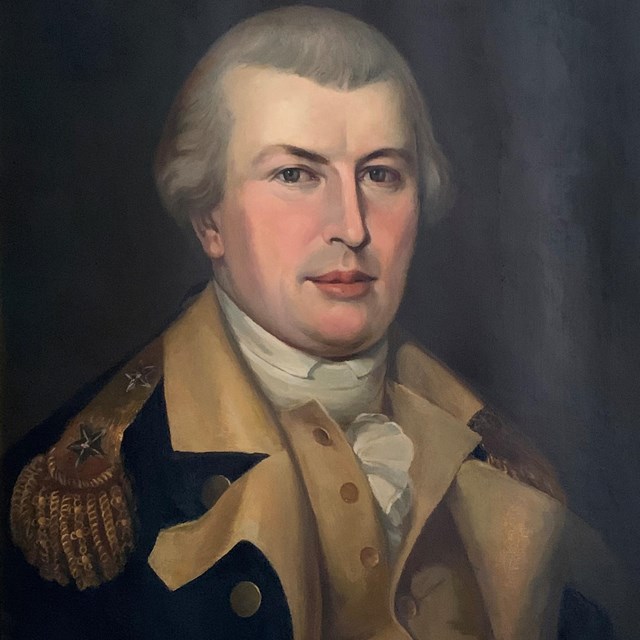 Charles Wilson Peale portrait of Nathanael Greene, in commanders uniform