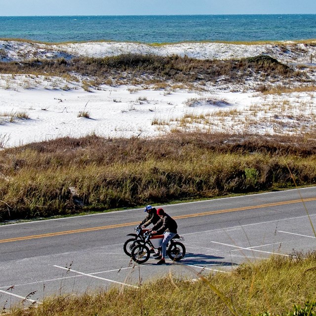 bike on road