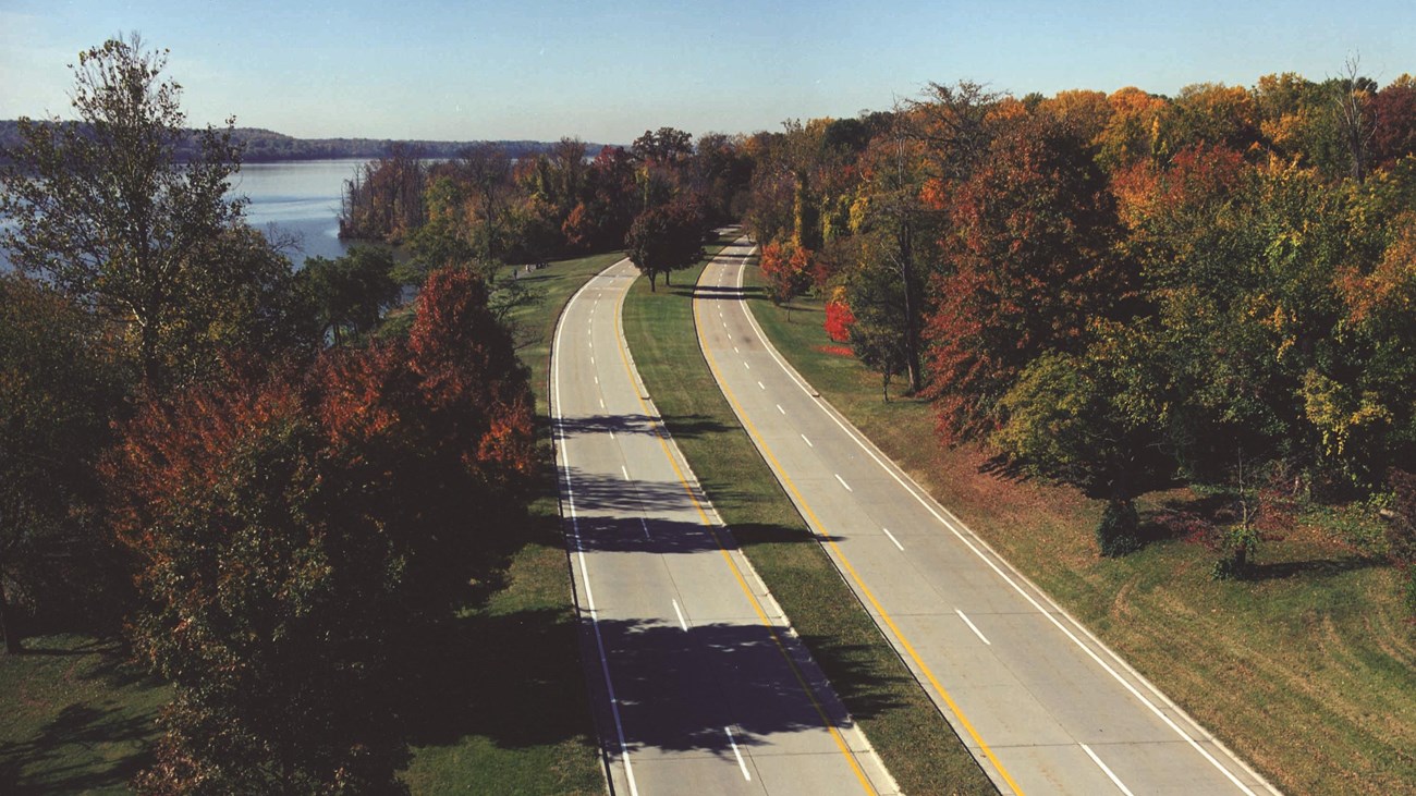 The Parkway in the fall