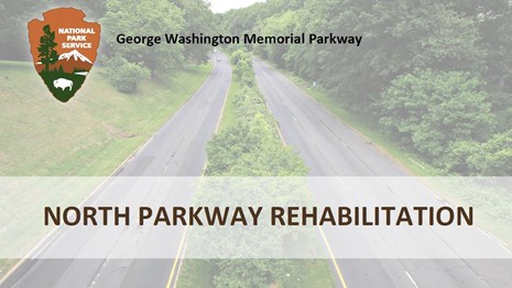 A slide showing the parkway with the text North Parkway Rehabilitation