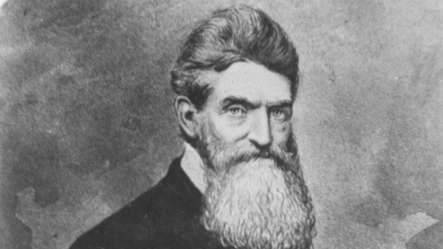 black and white image of John Brown